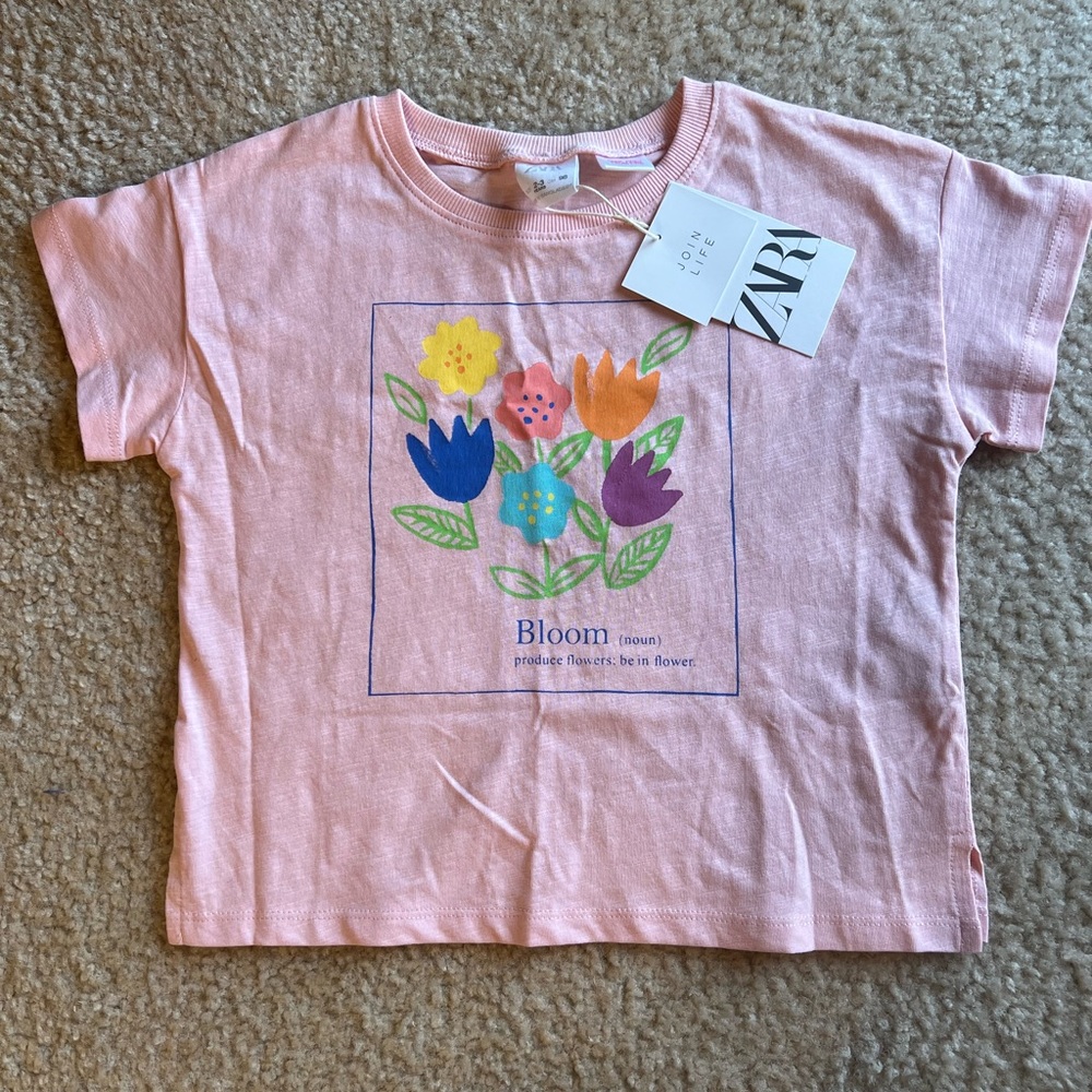 Kids Girls Zara T-shirt. Brand New!